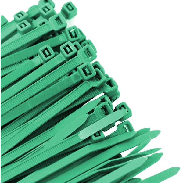 Us Cable Ties Cable Tie, 8", 50 lb, Green Nylon, 100 Pack SD8GN100